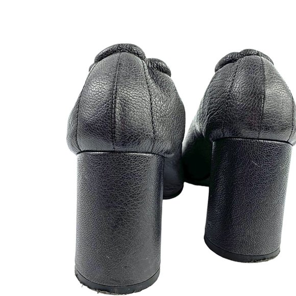 ALBERTO FERMANI  Gray Kidskin Italian‎ Leather Pumps - Picture 9 of 10